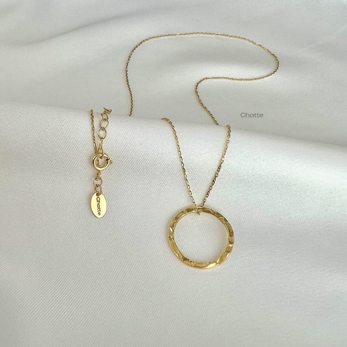 Złoty Naszyjnik Damski Simple