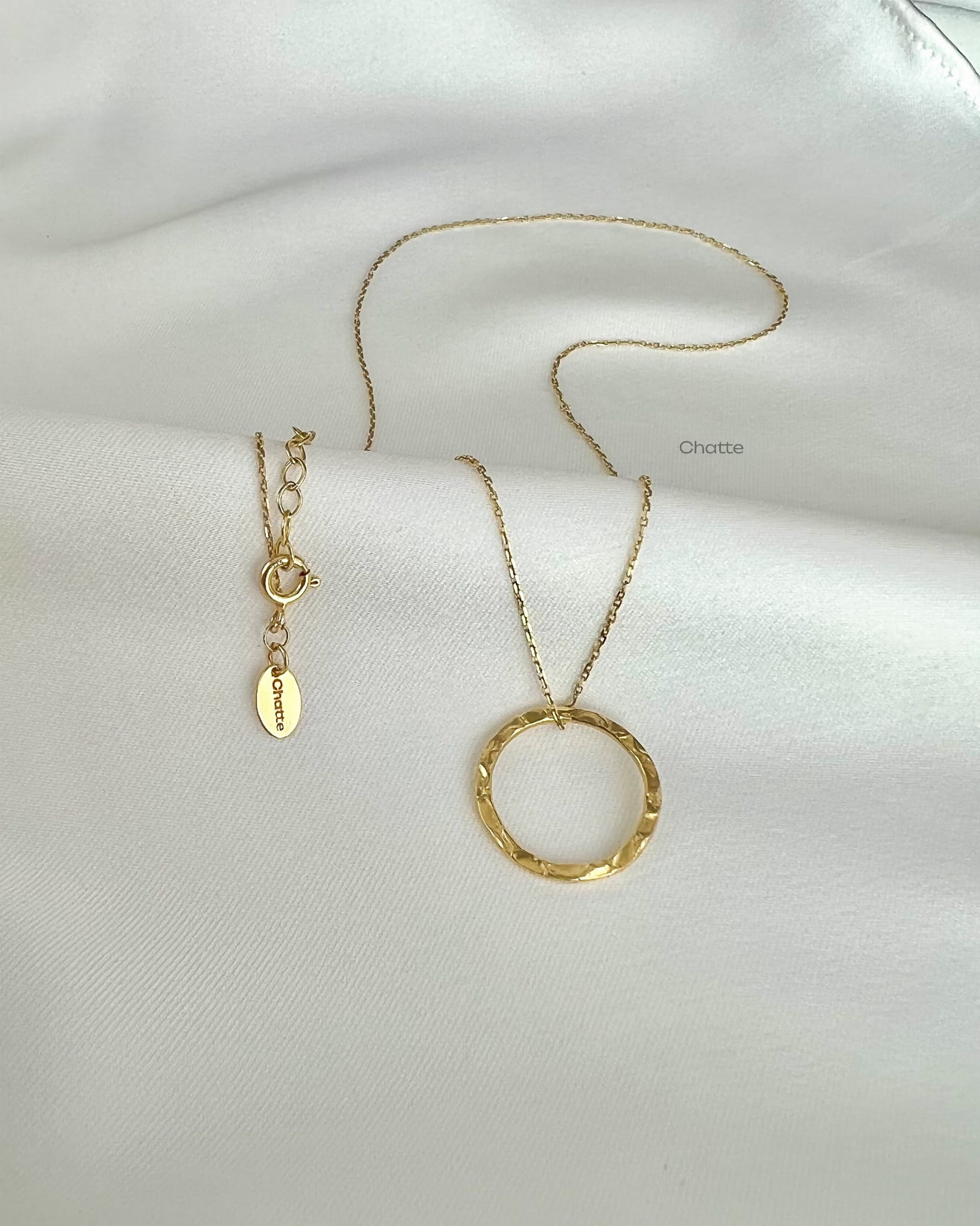 Złoty Naszyjnik Damski Simple