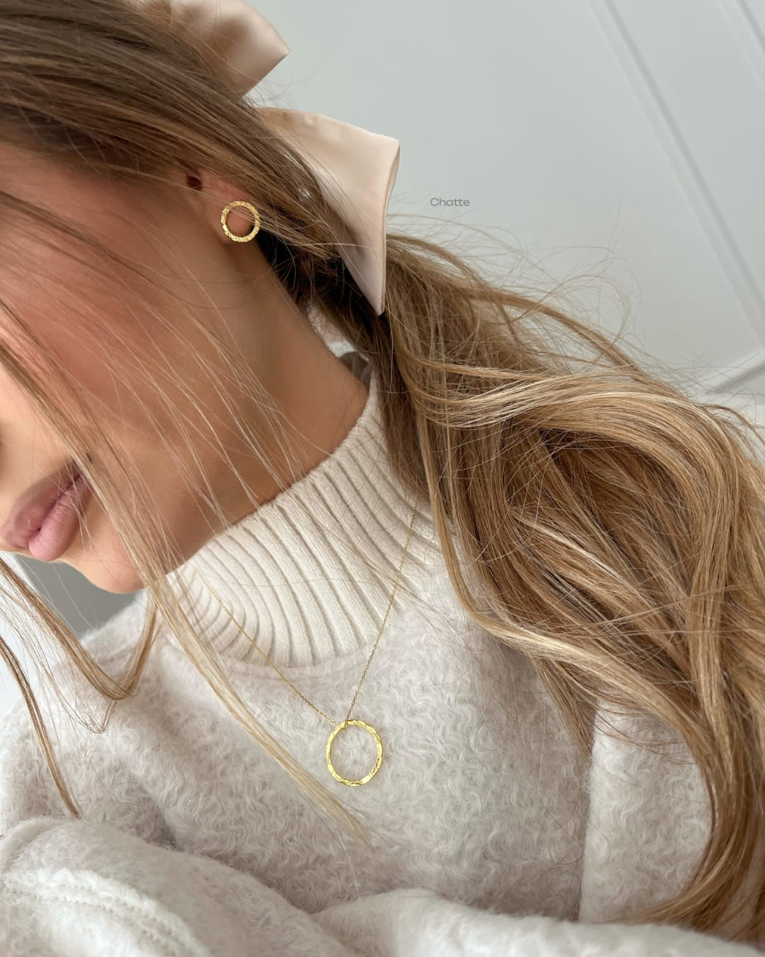 Złoty Naszyjnik Damski Simple - obrazek 2