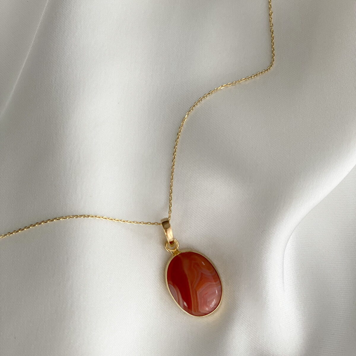 Zawieszka Owal Chalcedon